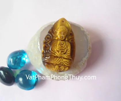 Phật bản mệnh đá mắt mèo-Văn Thù Bồ Tát (Mão) FS1134-3