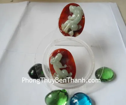 Mặt tỳ hưu PT vân xanh A+++++ (24,77gr)(GCN 1732) FS6632-F2-9165